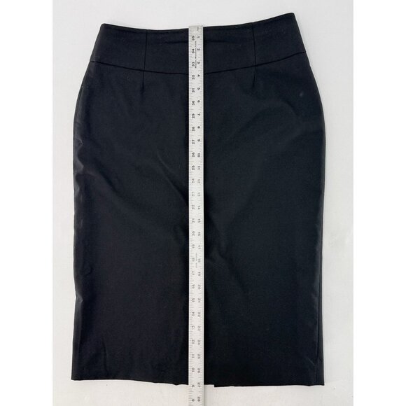J.Crew Super 120's Pencil Skirt Black 100% Wool Pencil Skirt 8 Office See Pics - Picture 5 of 12